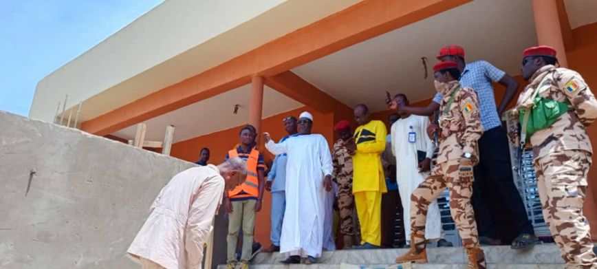 Tchad : visite inopinée des chantiers de Sarh par le gouverneur du Moyen-Chari
