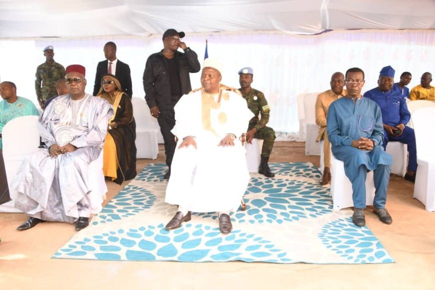 RCA : le président de la République assiste à la grande prière à la Mosquée Atique