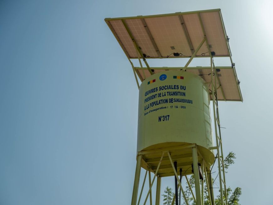 Mali : le président de transition renforce la construction de forages dans les zones reculées