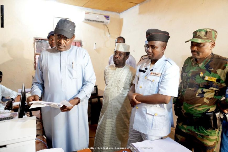 Tchad : visite d'inspection du DG des douanes à Koutere