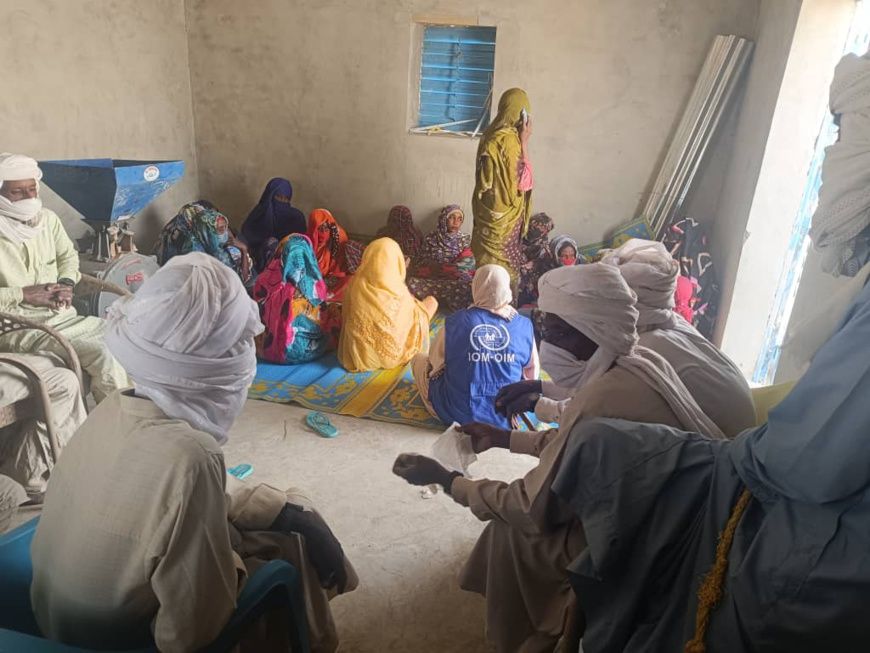 Tchad : Le groupement de femmes de Raï a reçu de l'OIM des Kits de démarrage pour leurs activités génératrices de revenus