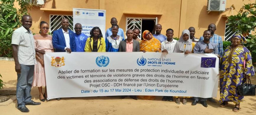Tchad : le HCDH outille les OSC sur la protection individuelle et judiciaire des victimes et témoins