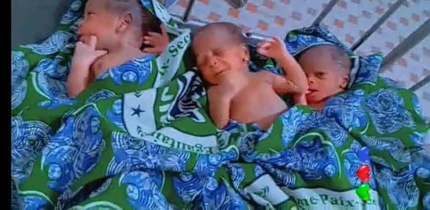 Tchad : à Abéché, une jeune mère âgée de 25 ans donne naissance à des triplets