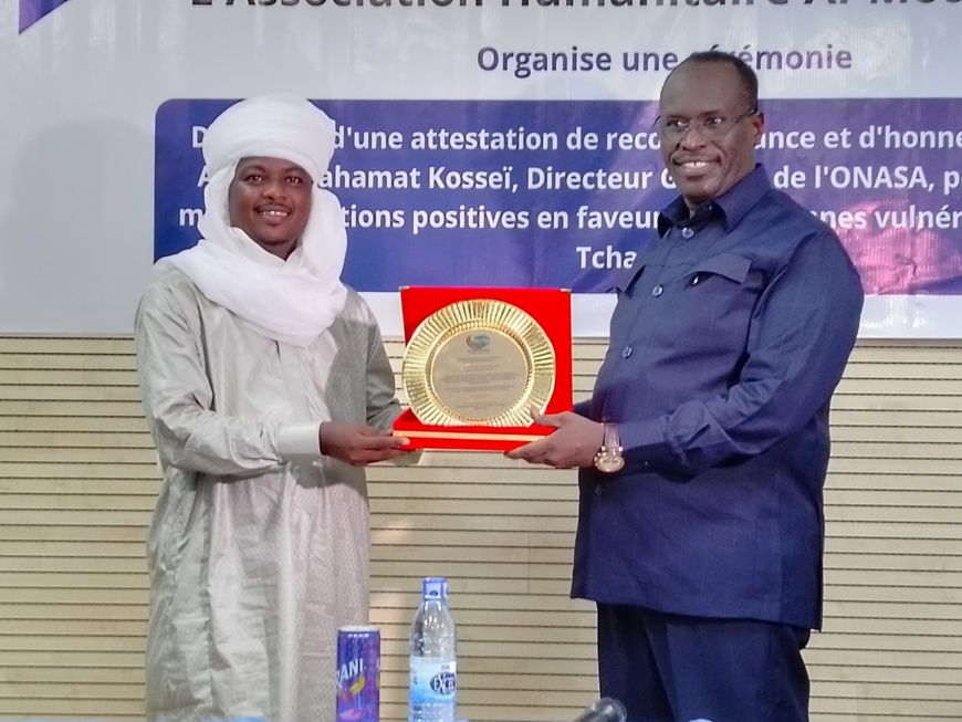 Tchad : remise d'une attestation de reconnaissance et d'honneur par Al-Moussa'ada