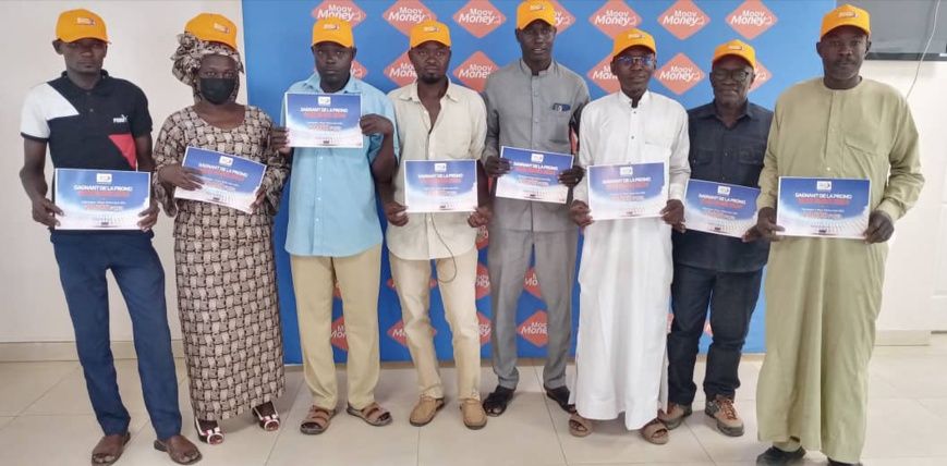 Tchad : première remise de la PROMO QUIZ EURO ce 02 Juillet 2024 au sein de la Direction Générale de Moov Africa