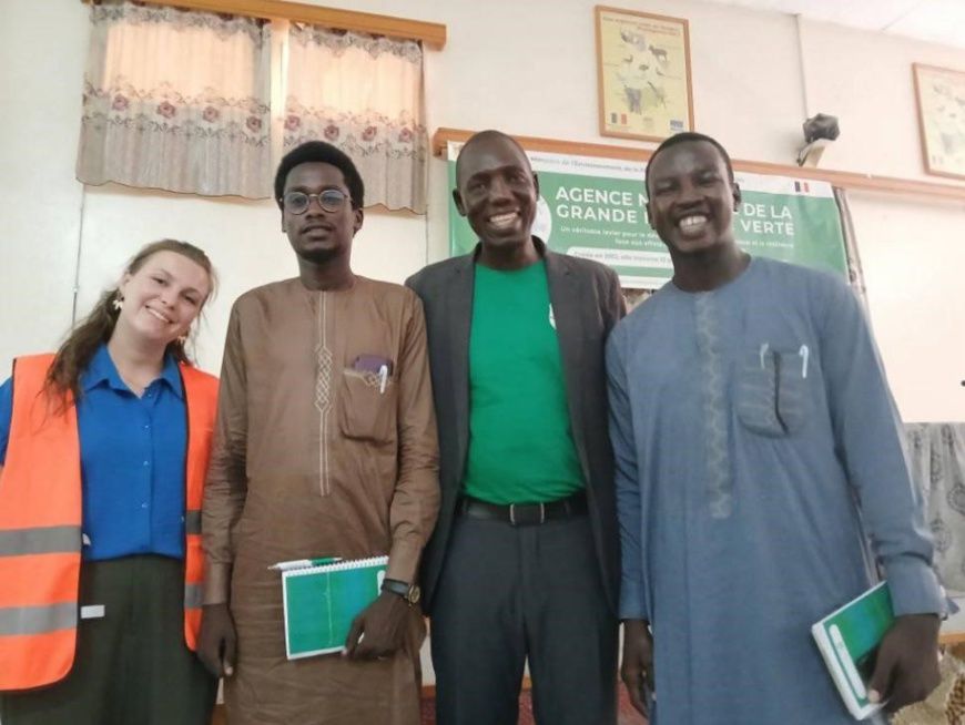 Laura, volontaire Française pour la Grande Muraille Verte au Tchad : Une contribution exemplaire à la Lutte contre la désertification