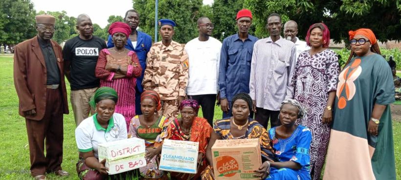 Tchad : CERNE fait un don de kits sanitaires à la sous-préfecture de Bao