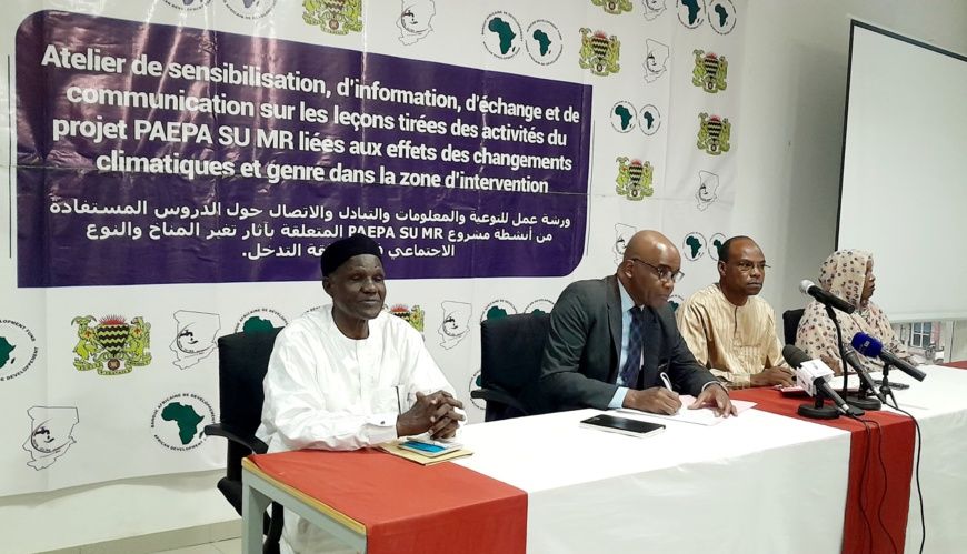 Tchad : atelier de sensibilisation sur le projet PAEPA SU MR lié au changement climatique à N'Djamena