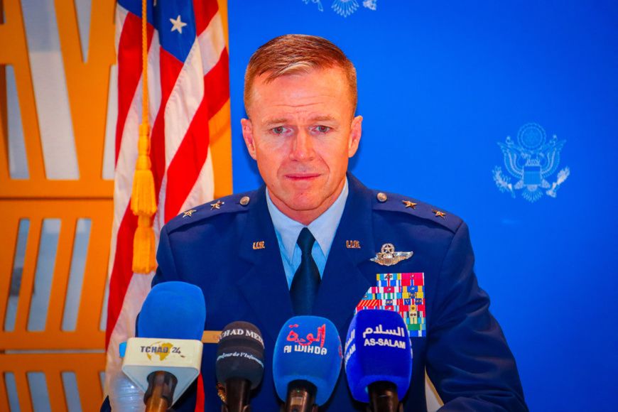 Le général de division Kenneth P. Ekman, coordinateur du ministère américain de la Défense pour l’Afrique de l’Ouest. © Dj