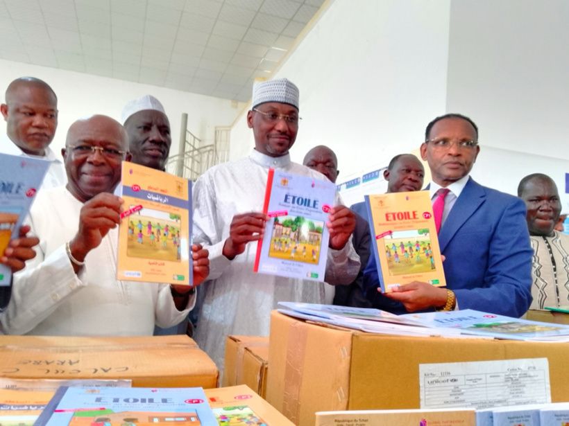 Tchad : L'UNICEF dote le Ministère de l'Éducation nationale en manuels et guides de calcul et de lecture