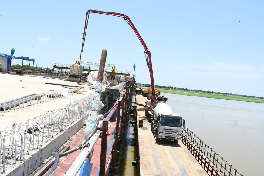 Tchad : Reprise des travaux de construction du pont à double voies sur le fleuve Chari