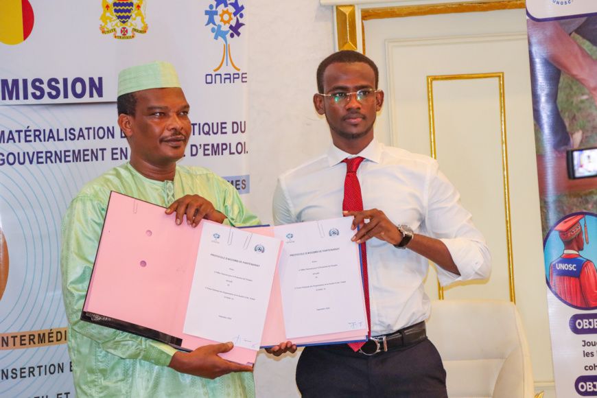 Tchad : l'ONAPE et l'UNOSC unissent leurs forces pour réduire le chômage