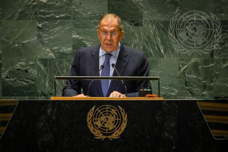 Sergueï Lavrov, ministre des Affaires étrangères de la Fédération de Russie, s'adresse au débat général de la 79ème session d