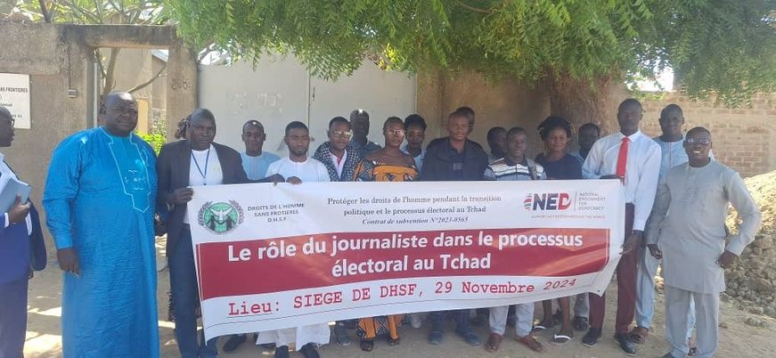 Tchad : Le DHSF appelle les journalistes tchadiens à un rôle plus actif dans les processus électoraux