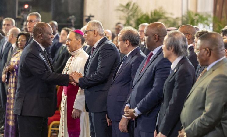 Côte d’Ivoire : le chef de l’Etat a reçu les vœux de nouvel An des Institutions de l’Etat