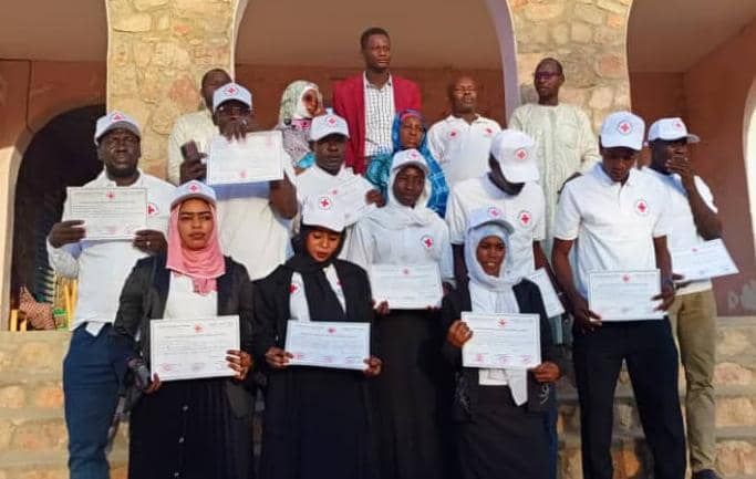 Tchad - Abéché : 35 nouveaux secouristes formés par la Croix-Rouge