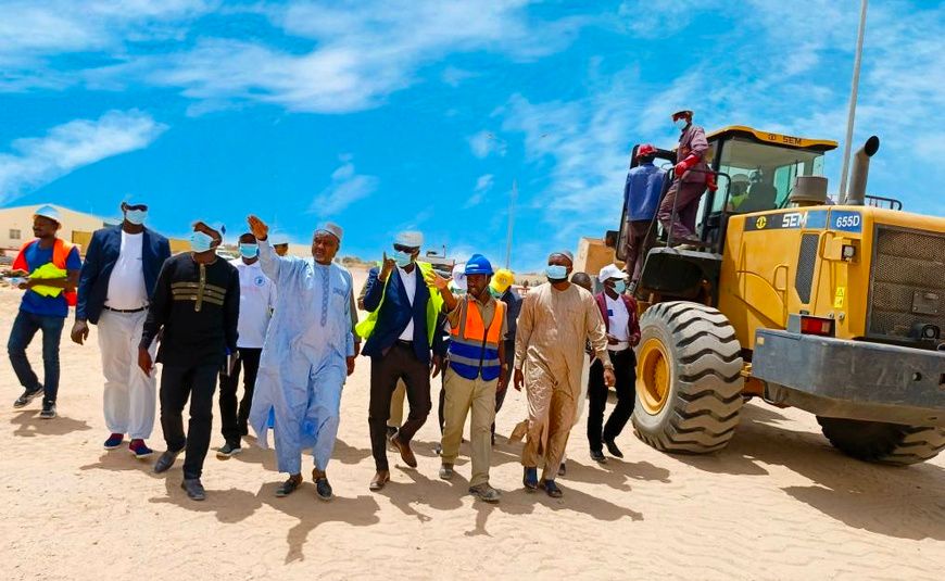 Tchad : Visite du Ministre de l'Eau et de l'Énergie à Djarmaya