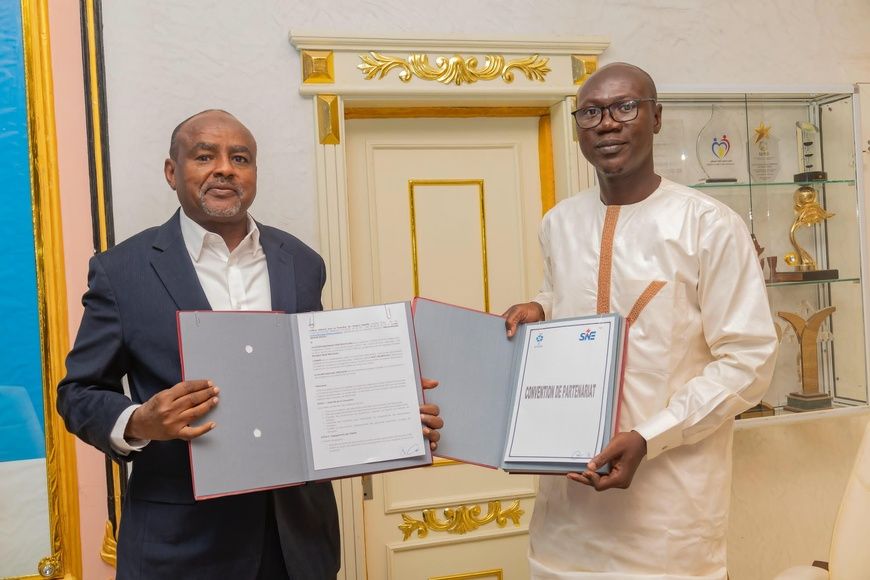 Tchad : Signature d’une convention de partenariat entre la SNE et l’ONAPE