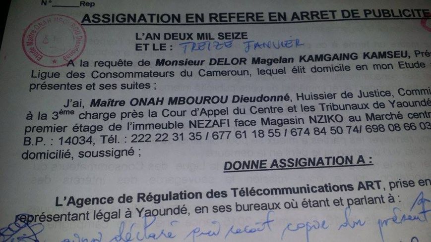 Cameroun : MTN, Orange et l’ART en justice pour publicité mensongère et escroquerie !