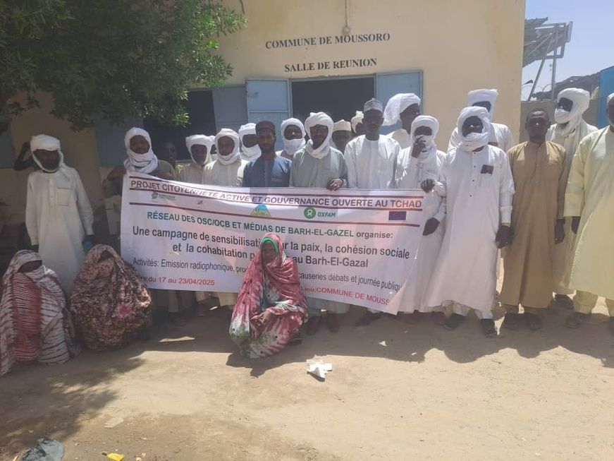 Tchad : Moussoro sensibilisé à la paix par le réseau OSC/OB et Médias