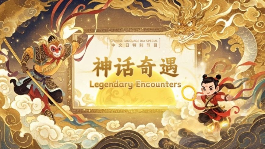 A special program, Legendary Encounters, is released to celebrate Chinese Language Day on April 20, 2025. [Photo: CGTN Radio]