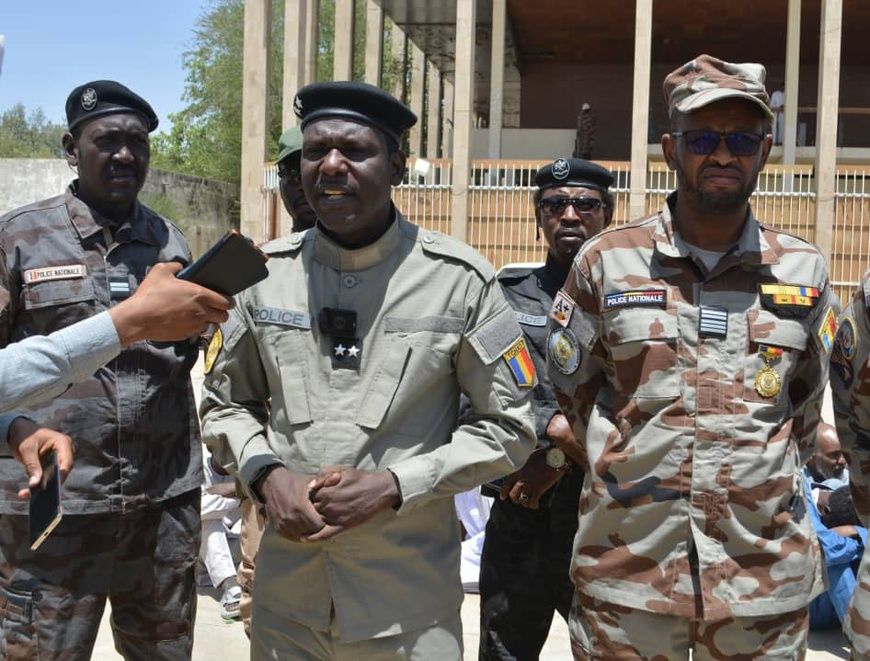 Le Contrôleur général de la Police nationale, également porte-parole de l’institution, Paul Manga. © Malick Mahamat/Alwihda I