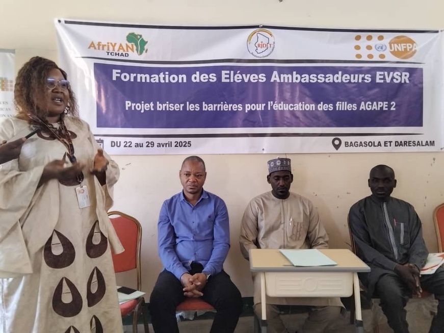 Tchad : AfriYAN Forme des ambassadeurs pour l'éducation à la vie et à la santé reproductive à Bagasola