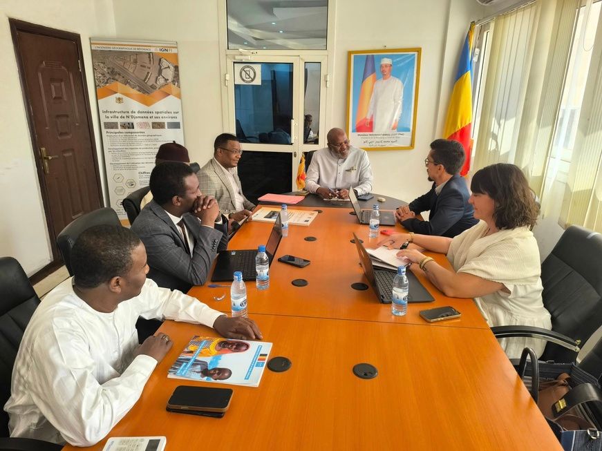 Tchad : Le Ministre de l'Aménagement du Territoire reçoit une mission de supervision de la Banque Mondiale pour le Projet PILIER