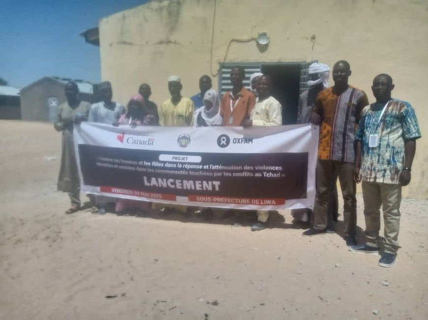 Tchad : Lancement à Liwa d'un projet d'Oxfam et APLFT pour protéger les femmes et les filles affectées par les conflits