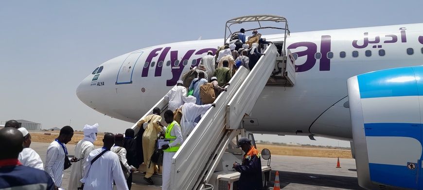 N'Djaména : Envoi du premier contingent de pèlerins Tchadiens pour le Hadj 2025