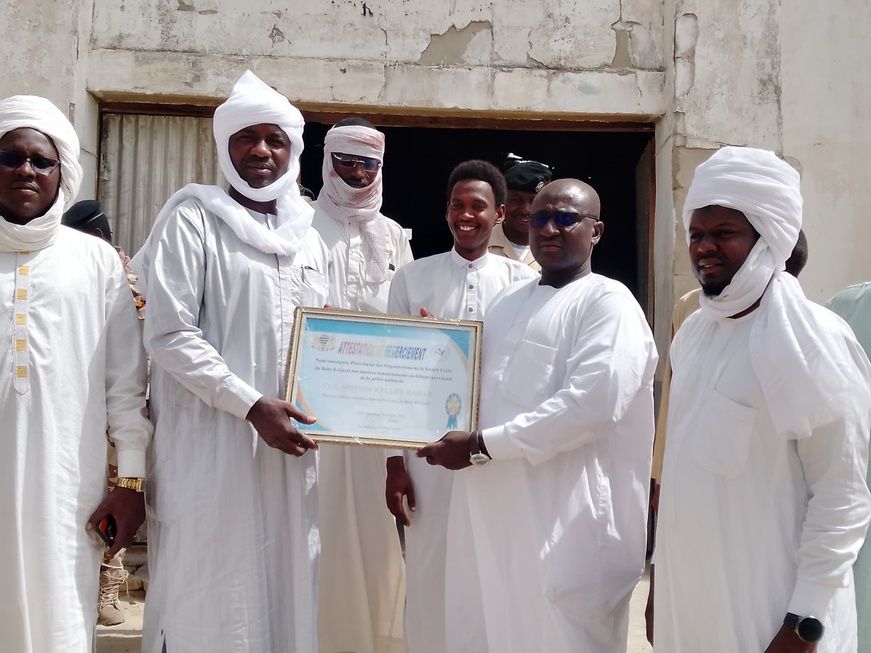 Tchad : Le Délégué Provincial de Police de Moussoro honoré pour son engagement en faveur de la paix