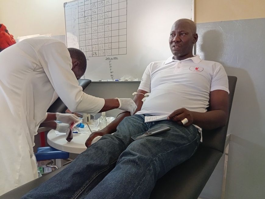 Tchad : MSF fait un don de sang
