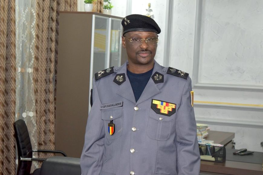 Contrôleur général Mahamat Abdelkader Oumar, directeur général adjoint de la Police nationale.