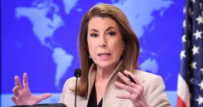 Tammy Bruce, porte-parole du département d'État des Etats-Unis.© Mbote