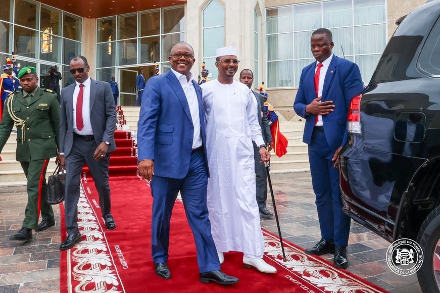 Tchad : deux heures d'entretien entre Mahamat Idriss Deby et le président de la Guinée-Bissau au Palais Toumaï