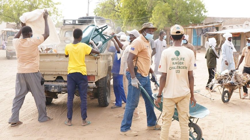 Tchad : La réserve de l'Ennedi et la Commune de Fada s'unissent pour une opération "Umuganda"
