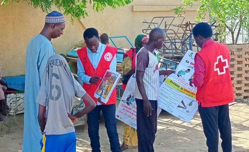 Tchad : La Croix-Rouge du Ouaddaï sensibilise Abéché contre le choléra