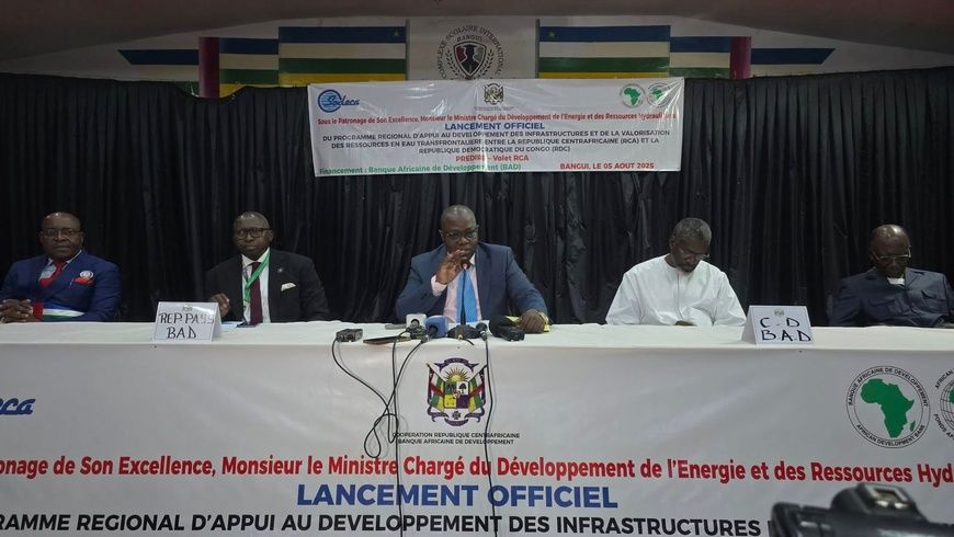 La RCA et la BAD lancent un ambitieux programme de valorisation des ressources en eau de l’Oubangui