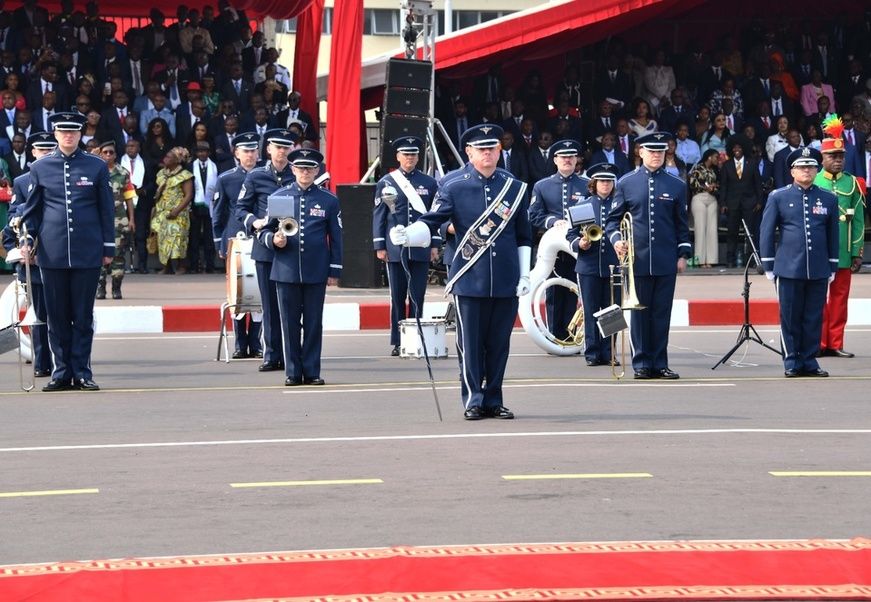 La fanfare des forces américaines