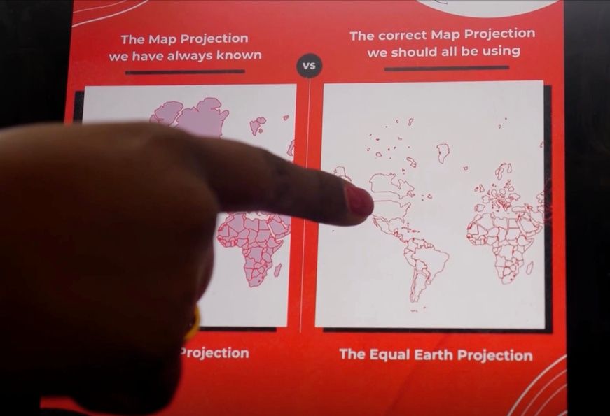 L’Union africaine réclame l’adoption d’une carte du monde reflétant la véritable taille du continent