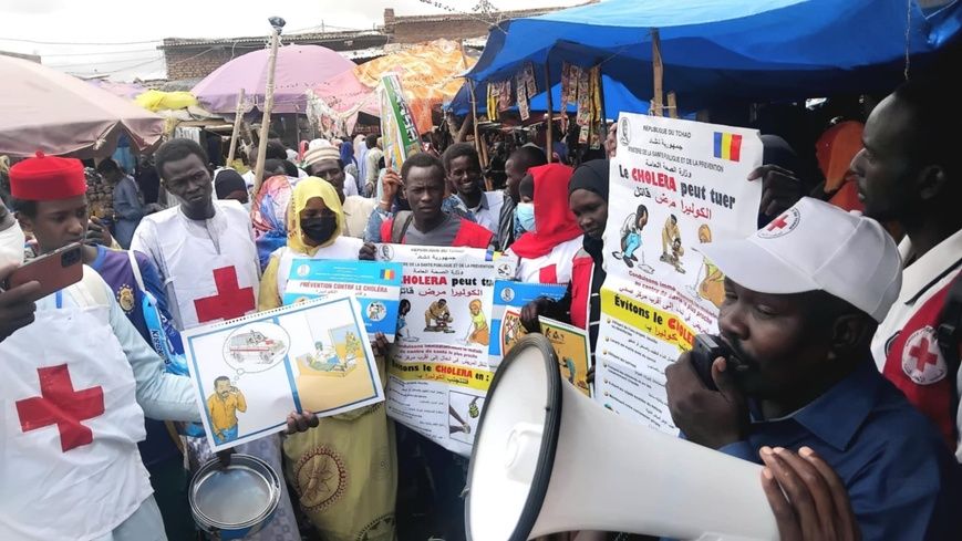 Tchad : à Abéché, la CRT du Ouaddaï multiplie des actions de sensibilisation contre le choléra