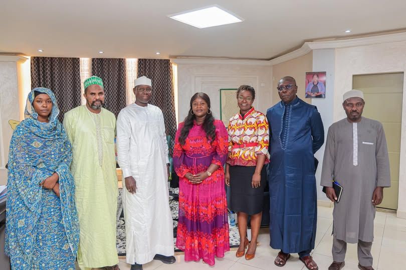 Tchad : La ministre de la Femme reçoit le coordonnateur du projet SWEDD