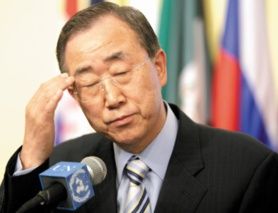 Ban Ki Moon, la honte des Secrétaires Généraux de l'ONU, hué par le peuple marocain unanime et condamné par la communauté internationale.