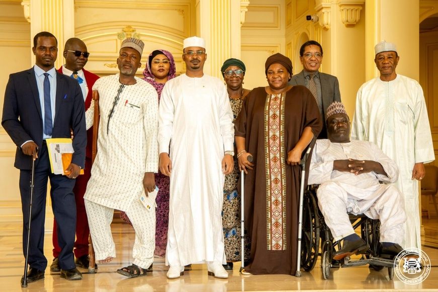 Tchad : les personnes vivant avec handicap reçues par le chef de l’Etat