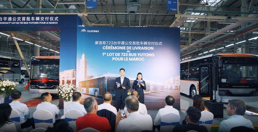 Maroc : 723 nouveaux autobus Yutong pour moderniser le transport urbain
