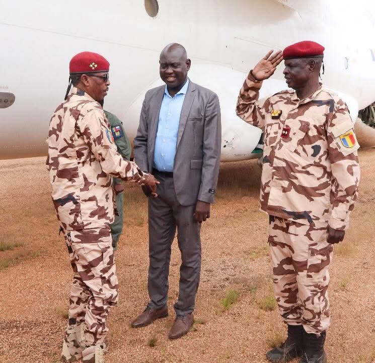 Tchad : Le Général Mahamat Souleymane Ali à Sarh pour l’installation de la force mixte Tchad-RCA