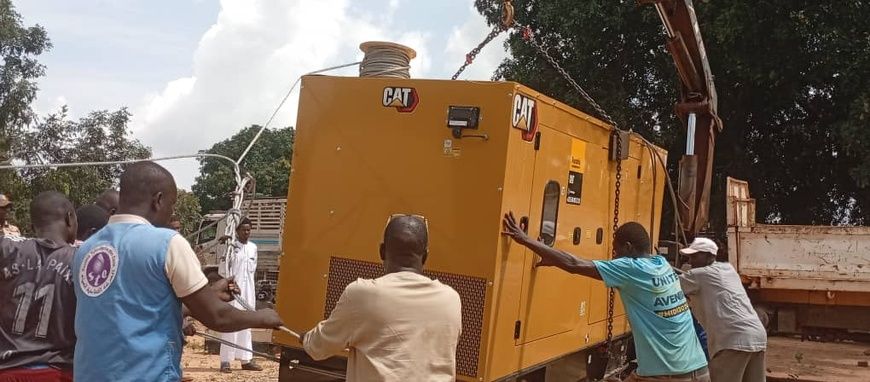 Tchad : à Pala, la Société Tchadienne des Eaux reçoit un groupe électrogène de 330 kVA