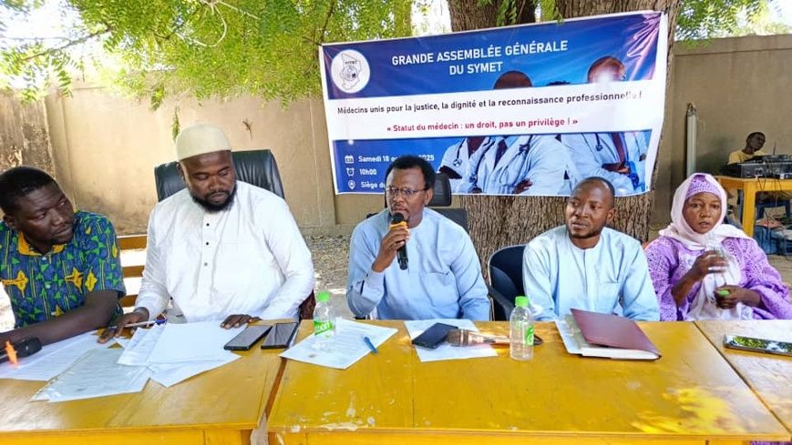 Tchad : Le Syndicat des Médecins (SYMET) lance un préavis de grève d'une semaine à Partir du 20 Octobre