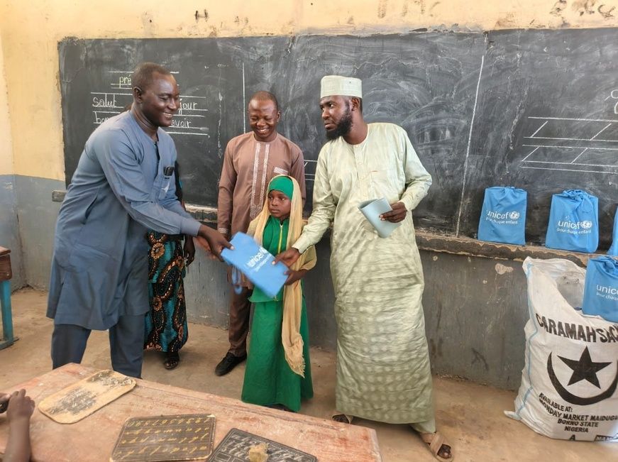 Tchad : distribution de kits scolaires au Lac, l’UNICEF soutient l’éducation pour tous