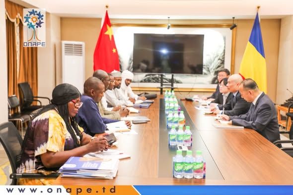 Tchad : Séance de travail entre l’ONAPE et l’Ambassade de Chine à N'Djamena